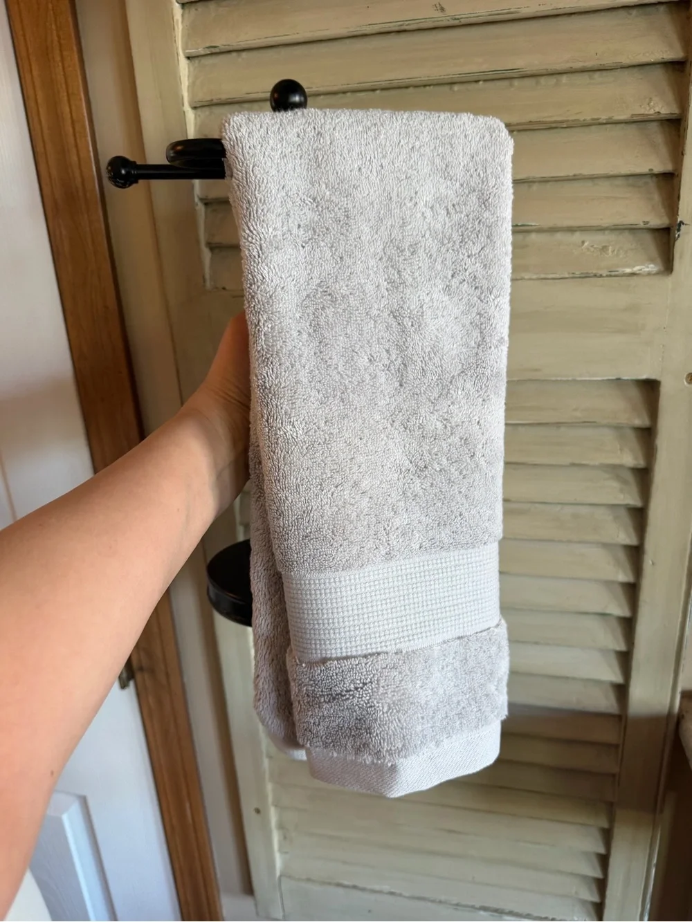 Soft Gray Hand Towel - Plush Everyday Bath Towel